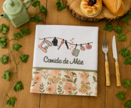 Pano de Prato - Comida de Mãe