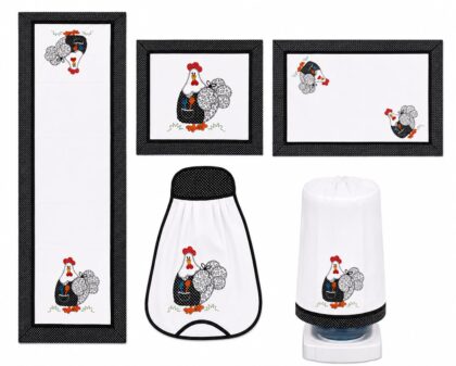 Kit de Cozinha 5 Peças - Galinha