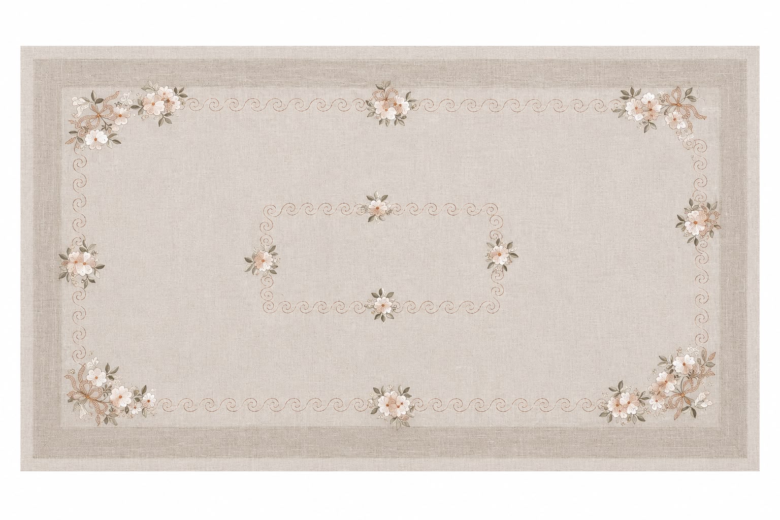 Toalha de Mesa Retangular - Verbena - Imagem 2