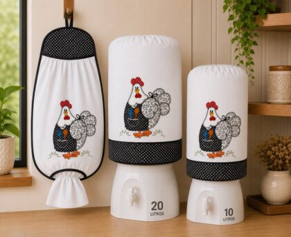 Kit Capa de Galão + Puxa Saco - Estampa 7