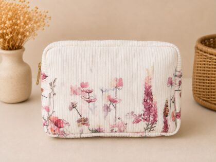 Necessaire Feminina Florida 20x12 Cm