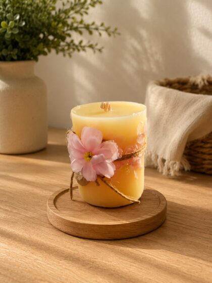 Vela Aromática Artesanal - Floral 255g