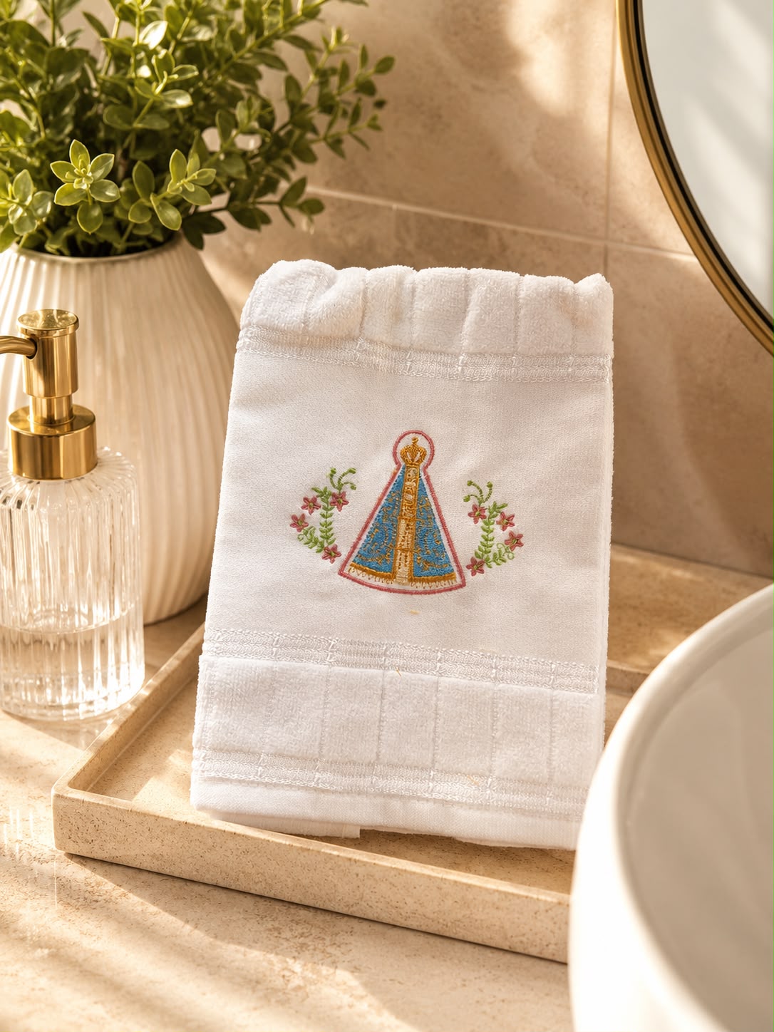 Toalha de Lavabo 30x45cm - Nossa Senhora 2