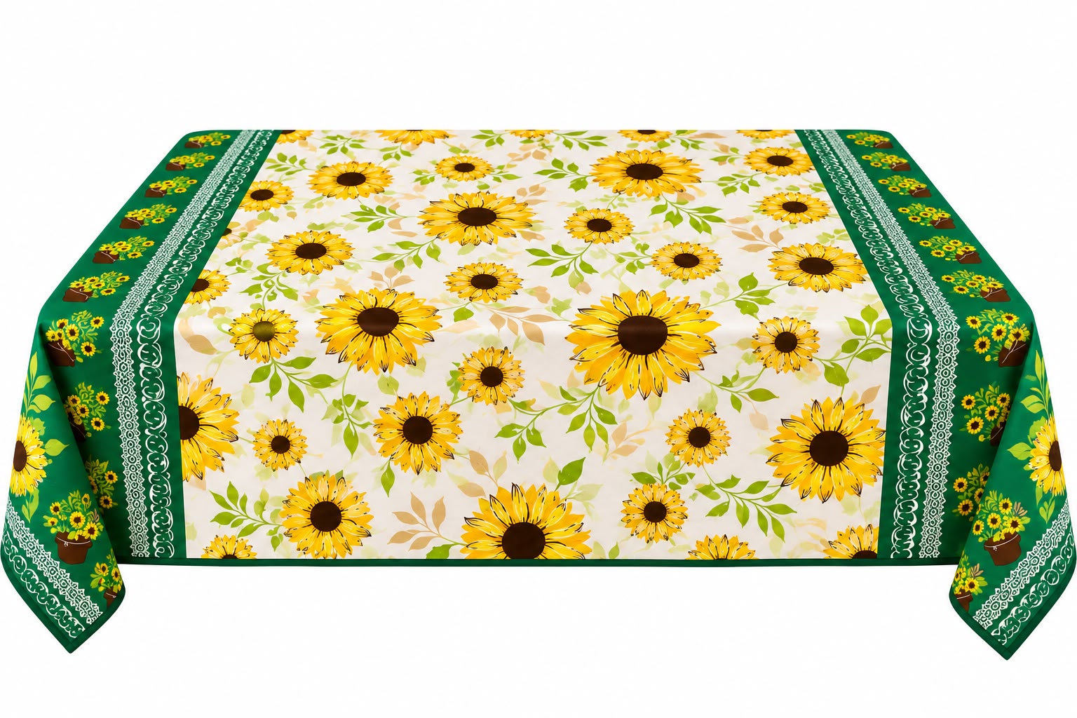 Toalha de Mesa Retangular - Girassol 2.2x1.45m - Imagem 3