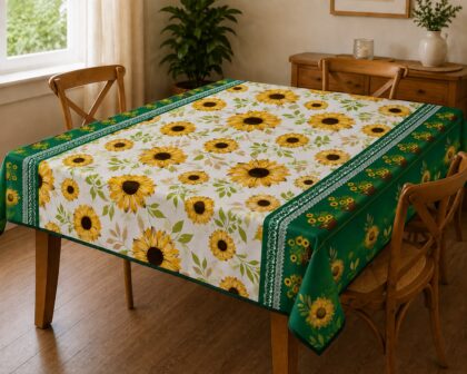 Toalha de Mesa Retangular - Girassol 2.2x1.45m